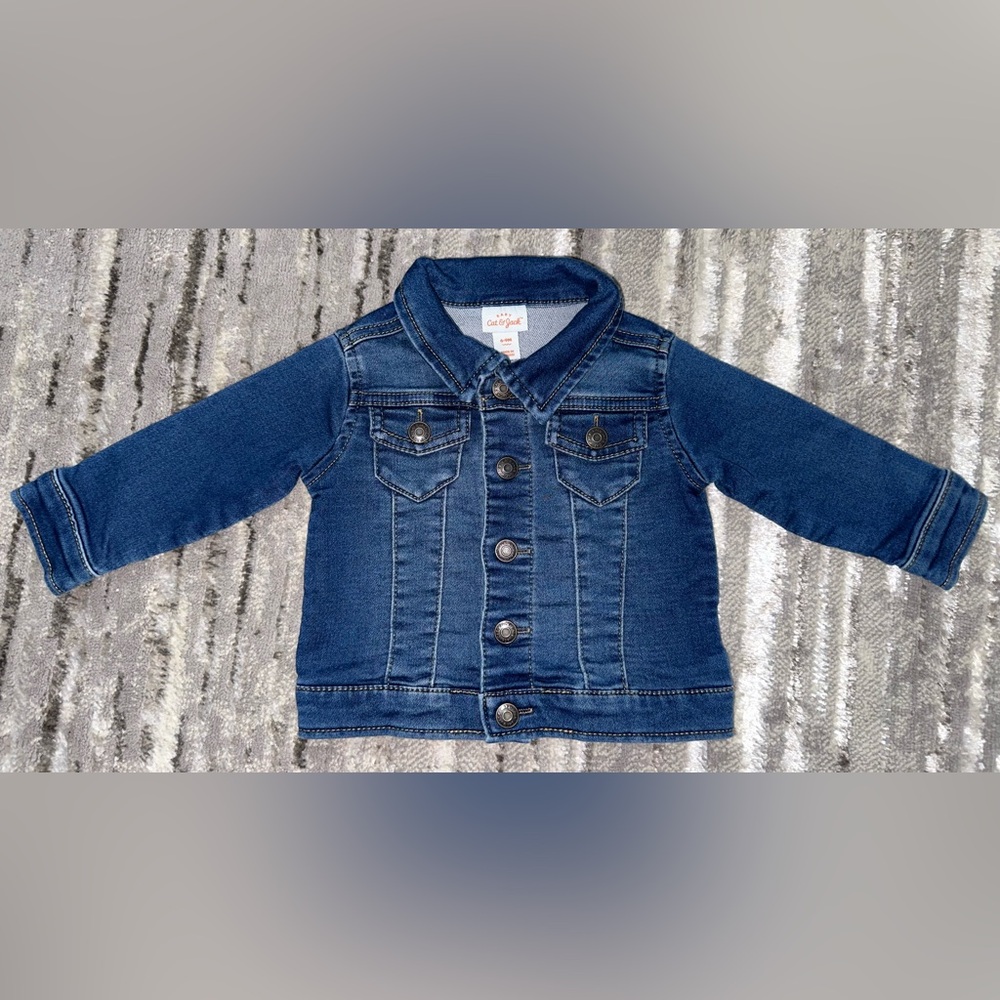 Cat & Jack | Baby | stretchy, soft denim like Jacket W/ Snap buttons